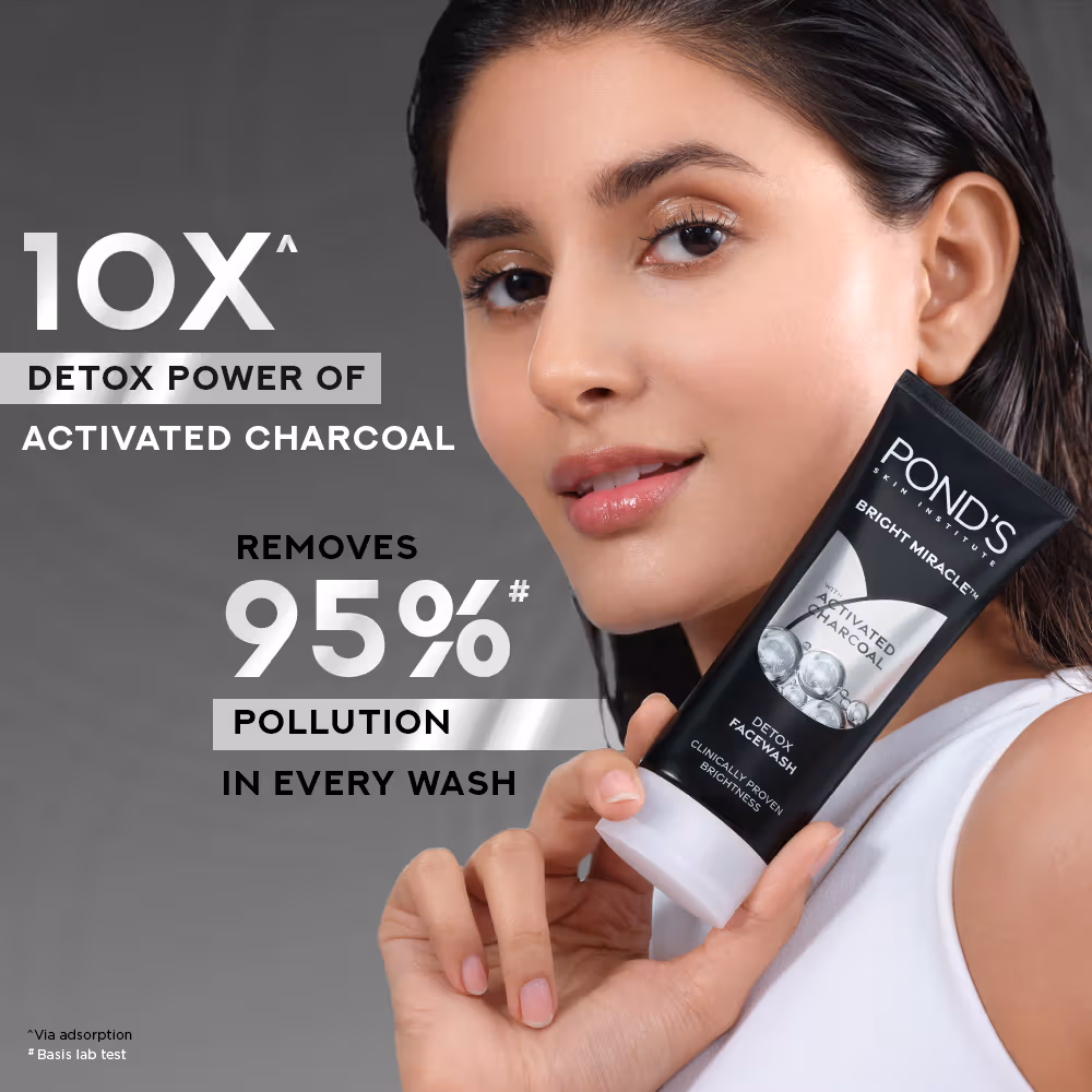 Pond's Pure Detox Activated Charcoal Face Wash